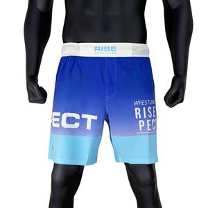 Pantalones Cortos con Cintura Elástica para Lucha Libre, Secado Rápido, Costuras Reforzadas, Impresión por Sublimación de Alta Calidad para Calentamiento y Entrenamiento de Luchadores - Product Image 2
