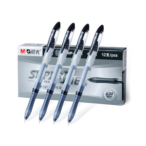 Bolígrafo de Gel M&G Super, 0.38 mm, Tinta Negra, para Estudiantes y Oficina - Product Image 1