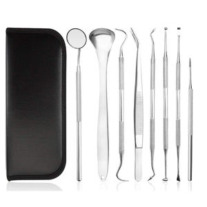 Hygiène dentaire, cure-dent, instrument de nettoyage dentaire, outil de soins bucco-dentaires, grattoir pour éliminer le tartre, acier inoxydable, nettoyage de la plaque dentaire - Product Image 3