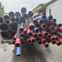 Selang Hisap dan Buang Nitril Hitam Berkualitas Tinggi OEM 350mm, Dua Lapis Kawat Baja Terjalin, untuk Pengerukan Pasir