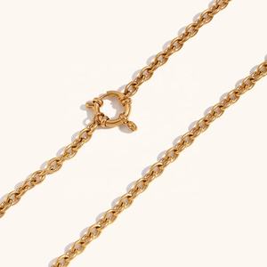 Collar con Colgante Dingran Novedad Juego de Collares de Cadena Joyería de Acero Inoxidable Bañado en Oro - Product Image 5