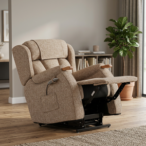Canapé inclinable électrique moderne en tissu à double moteur, zéro gravité, avec dossier et repose-pieds réglables, pour personnes âgées, télécommande incluse - Product Image 3