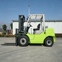 Chariot élévateur diesel à roues avant de qualité supérieure, chariot élévateur à combustion interne haute efficacité pour atelier d'usine