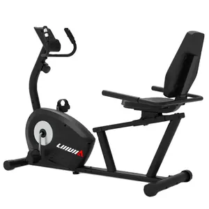 Lijiujia bicicleta de <span class=keywords><strong>spinning</strong></span> profesional 3kgs peso del volante con resistencia magnética 8 niveles tensión aplicación <span class=keywords><strong>Bluetooth</strong></span> - Product Image 1