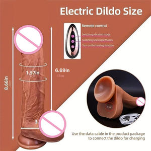 Wireless <b>Remote</b> <b>Control</b> Female Telescopic Anal Plug <b>Vibrator</b> Tri-Band Silicone Sex Toy Soft Real Touch Feeling 100% Waterproof - Product Image 3