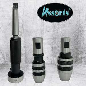 MT2 Lathe Tailstock Die Holder Set <b>Threading</b> Tapping Attachment Durable Steel HSS Material 60pc - Product Image 4