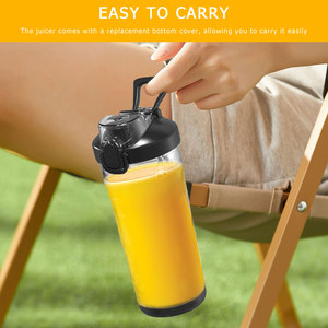 เครื่องปั่นส่วนตัวขนาด 600 มล. แบบพกพา ชาร์จผ่าน USB พร้อมไฟ LED สำหรับปั่นสมูทตี้ที่บ้านหรือกลางแจ้ง - Product Image 4