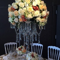 Candelabre de mariage en cristal à 9 bras, en verre, hauteur 130 cm, MH-Z0067