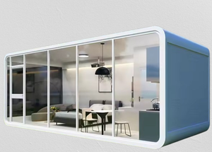 Nhà gỗ thép lắp ghép cao cấp Cymdin, dễ lắp đặt, dùng làm văn phòng, cửa hàng, kho, khu nghỉ dưỡng, không cần lắp ráp. - Product Image 3