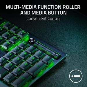 Clavier de jeu sans fil Razer DeathStalker V2 Pro, interrupteurs à profil bas, clavier sans fil ultra-rapide - Product Image 3