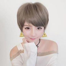 ชุดคอสเพลย์แม่มดทรงสั้นตัดสั้นพร้อม Mnet สำหรับงานฮาโลวีนและงานแฟนตาซี - Product Image 1