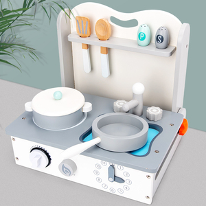 Meubles en bois pour filles et garçons, <span class=keywords><strong>jouet</strong></span> <span class=keywords><strong>de</strong></span> cuisine pour enfants - Product Image 3