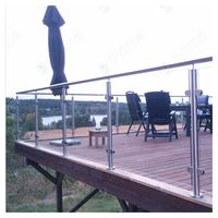 Balustrade en verre Prima Clear View pour balcon, plateforme panoramique, espace extérieur