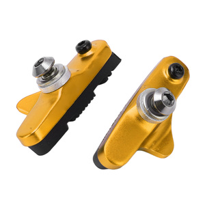 2 Piezas de Pastillas de Freno Mi.<span class=keywords><strong>xim</strong></span> Tipo Cajón de Aleación de Aluminio para Bicicleta, Bajo Ruido, Anti-Fricción, Doradas - Product Image 1