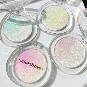 Diamond Makeup Highlighter Private Label Highlighter Powder 4 Color Low MOQ Face and Body Highlighter