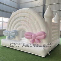 Garçon ou fille de qualité commerciale nouveau sexe révéler fête d'enfants château gonflable blanc maison de rebond gonflable
