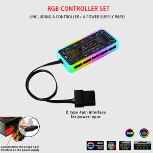 ไฟ LED RGB พัดลมระบายความร้อนคอมพิวเตอร์20มม. พร้อมหม้อน้ำท่อทองแดง3PIN 5V <span class=keywords><strong>Aura</strong></span> 12ซม. การกระจายความร้อนสำหรับพีซี - Product Image 5