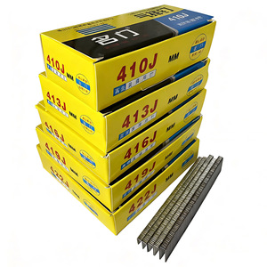 Grapas Neumáticas Mingmen 410J 413J 416J 419J 422J en Forma de U, de Acero Electrogalvanizado, para Uso Industrial General - Product Image 2