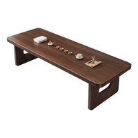 Nouvel ensemble de table et de chaises à thé en bois de style chinois, design moderne haut de gamme, multifonctionnel, adapté à la maison et au bureau