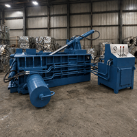 Presse à balles hydraulique horizontale pour métaux ferreux, machine compacteuse industrielle pour le recyclage des déchets de fer, d'aluminium et de cuivre