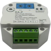 Tout nouveau DA-P Skydance AC100-240V 100mA DALI Push Dimmer pour les pilotes DALI ou les ballasts ou l'alimentation du bus DALI pour fournir de l'énergie