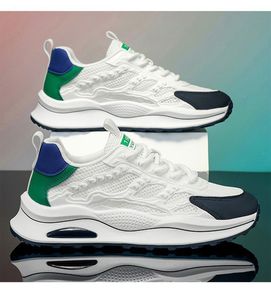 Zapatos de malla para hombre, transpirables, cómodos, con suela suave, modernos, delgados, versátiles, blancos, para estudiantes. - Product Image 6
