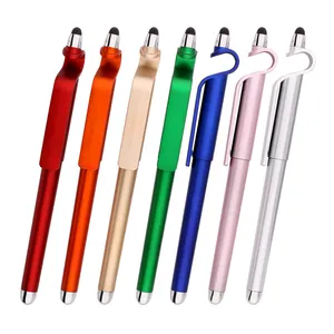 Top Selling Briefpapier Gel Pen Telefoon Stand Stylus Pen Voor Reclame