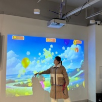 Projecteurs de jeux interactifs portables à détecteur de mouvement, jeux interactifs muraux à détecteur de mouvement, jeux de projecteur interactifs