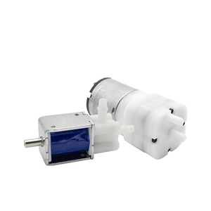 Mini-pompe à air à diaphragme à électrovanne à haut débit 528 avec valve à vide silencieuse à trois voies pour gants de rééducation - Product Image 1