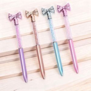 Multicolor Bowknot Metal Ballpoint <b>Pen</b> with logo Slim Signature <b>Pen</b> with Custom logo Gel <b>Pens</b> Suitable As Gifts for Students - Product Image 2