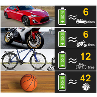 120W Rechargeable Air Compressor Wireless Inflatable Pump Portable Air Pump Digital Auto Car Automatic Tire Inflator Equipment
