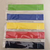 Ensemble de Bandes de Résistance Circulaires, Mini Bandes Élastiques pour Jambes et Fessiers, pour Femmes et Hommes, Entraînement à Domicile et en Salle de Sport