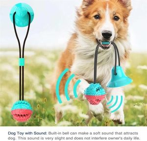 Jouets pour chiens agressifs, durables, écologiques, interactifs, avec ventouse, pour mâcher et nettoyer les dents, jouet multifonctionnel - Product Image 6