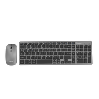 KP-05 Wireless Slim Gaming Keyboard and Mouse Combo 2.4G Rechargeable Ultra Thin Ergonomic Set