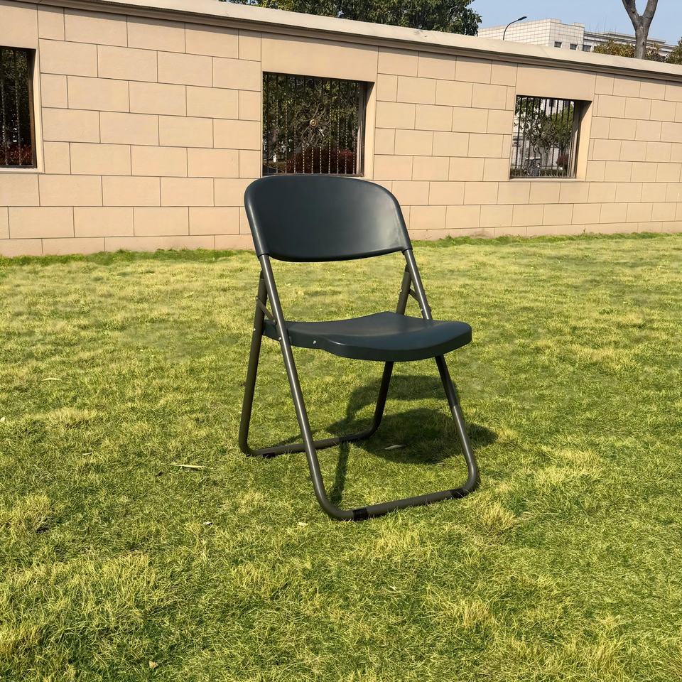 Foldable Seating Examples Easy Fold Carry Plastic Folding Seating With Steel Support Frame for ...