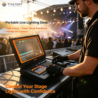 MA Notebook-kompatible DMX512 Beleuchtungskonsole 19-Zoll-Breitbild-Touchscreen I5 4GB RAM MA3D Wysiwyg mit USV