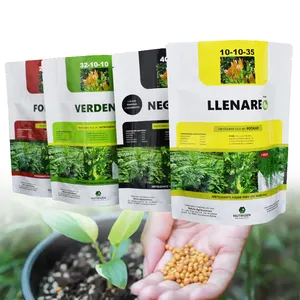 Competitive Price Logo Biodegradable Soft Tomato Seeds Plastic Zipper Packaging Stand Up Pouch