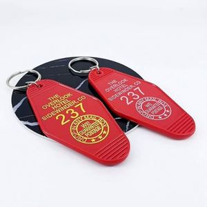 Design Custom Logo ABS Hotel and Motel Tag Wholesale UV Printed <b>Anime</b>/Cartoon Style Plastic <b>Keychain</b> and Luggage Tag - Product Image 3