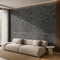 Revêtement mural en pierre artificielle imitation roche 1200x600mm, plaque à grain continu pour décoration de façade et murs décoratifs