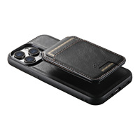 Coque de téléphone magnétique avec fente pour carte, béquille et chargement sans fil pour iPhone 18 Pro Max, Samsung S26 Ultra, Google Pixel 11 Pro