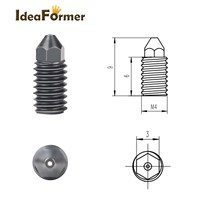 Utilisé pour Bambu Lab A1/A1 Mini buse d'imprimante 3d Acier trempé durable Différentes tailles 0.4/0.6/0.8/1.75mm Accessoires