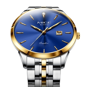 Customized Minimalist Miyota Stainless Steel Men Ultra Thin Quartz Watches Sapphire Crystal Luxury Casual Watch - Product Image 2