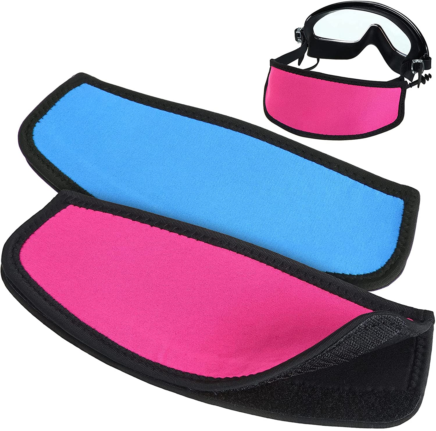 Неопреновая Маска для дайвинга, защитный ремешок с застежкой-липучкой для плавания, маски для подводного плавания