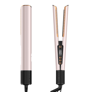 Sèche-cheveux et lisseur 2-en-1 à plaques en titane 1500W, outil de coiffage haute vitesse à ions négatifs - Product Image 3