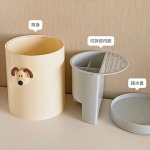 <b>Kitchen</b> Knife Rack Chopstick Holder With Lid Shelf Multi Function Storage Organizer For Countertop Use - Product Image 3