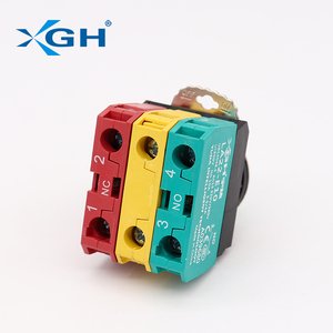 La22e Chất lượng cao Bạc nhựa phẳng đầu đẩy nút chuyển đổi tuyệt vời tạm thời sử dụng IP65 10A Max hiện tại 2NO + 1No + 1Nc - Product Image 4