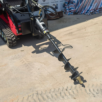 Accessoires de tarière COUGARS 100-600 mm pour mini-chargeuse compacte, chargeuse sur chenilles, chargeuse sur pneus