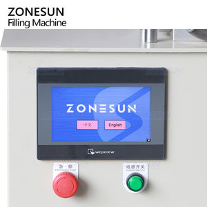 Selladores de servomotor ZONESUN, máquina de llenado de exfoliación corporal de pasta de alta viscosidad con máquina de descarga hidráulica - Product Image 2