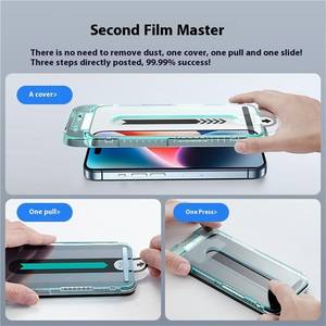 <span class=keywords><strong>ESR</strong></span> ฟิล์มกระจกนิรภัย2ชิ้นสำหรับ <span class=keywords><strong>iPhone</strong></span> 16E/<span class=keywords><strong>14</strong></span>/13/13 <span class=keywords><strong>Pro</strong></span> ความคมชัดระดับ HD พร้อมเครื่องมือกำจัดฝุ่น - Product Image 4