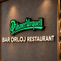 Lettres en acier inoxydable noir 3D personnalisées avec éclairage frontal LED, logo en acrylique blanc chaud, enseigne pour restaurant, bar, devanture de magasin, décoration murale